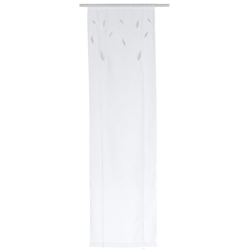 Vitrage FLORINE coloris blanc 58 x 160 cm