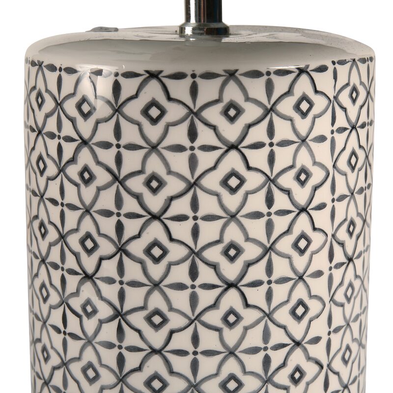 Lampe à poser ELOIZ coloris gris 50 x 30 cm
