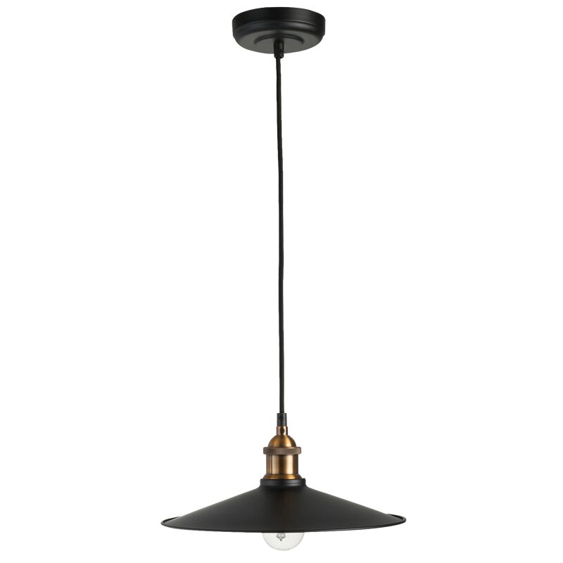 Suspension EDGAR coloris noir 120 x 30 cm