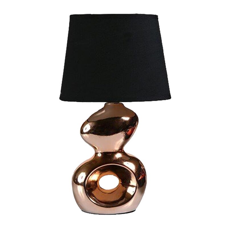 Lampe à poser RETRO coloris cuivre 35,5 x 20,5 cm