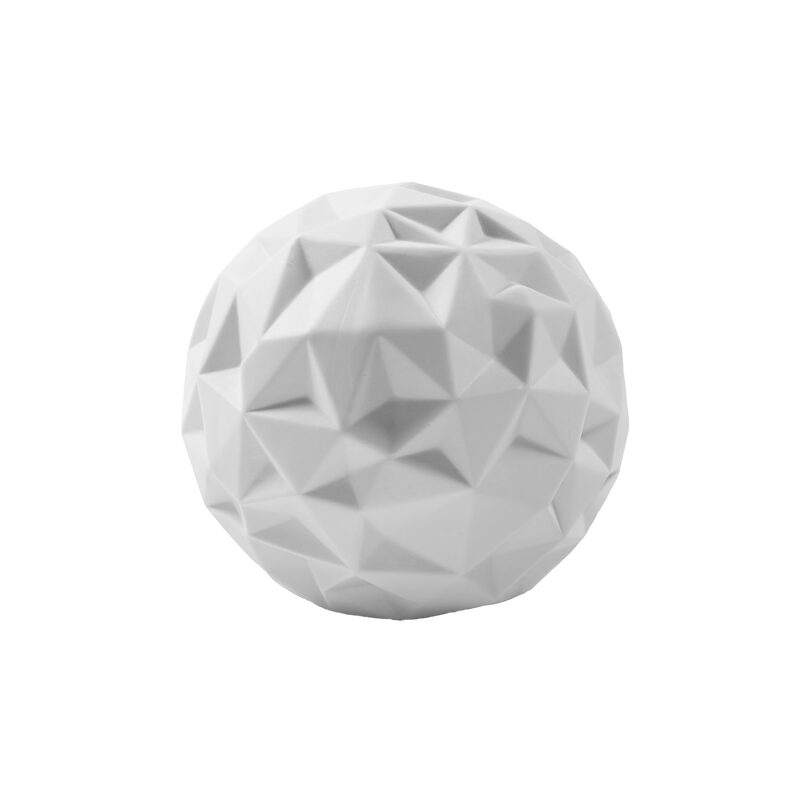 Lampe de chevet SPHÈRE ORIGAMI coloris blanc 21 x 21 cm