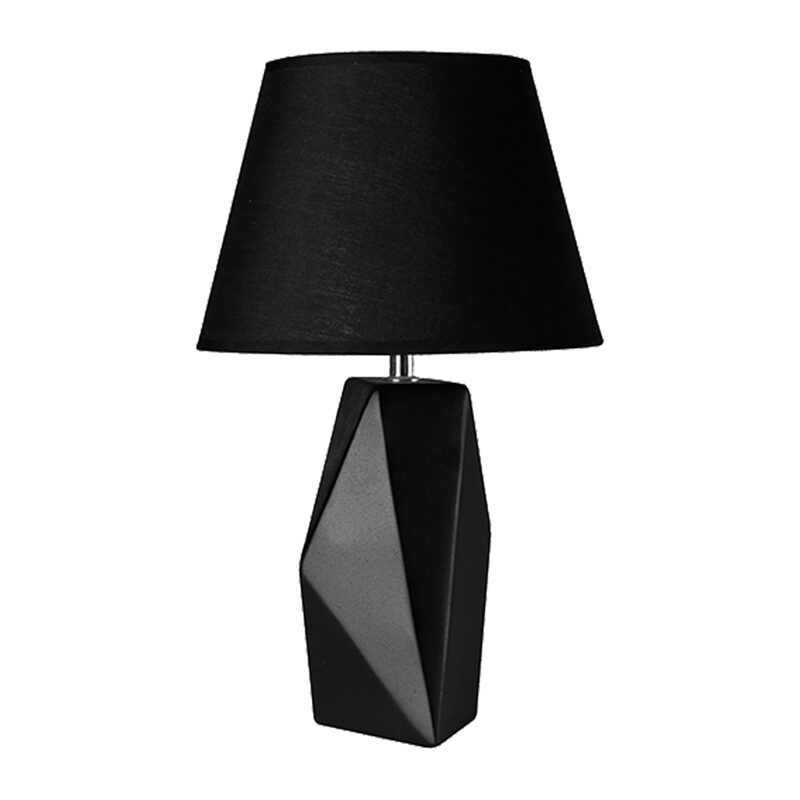 Lampe à poser ORIGAMI coloris noir 41 x 25 cm