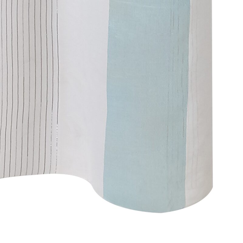 Voilage CLARK coloris bleu turquoise 140 x 260 cm