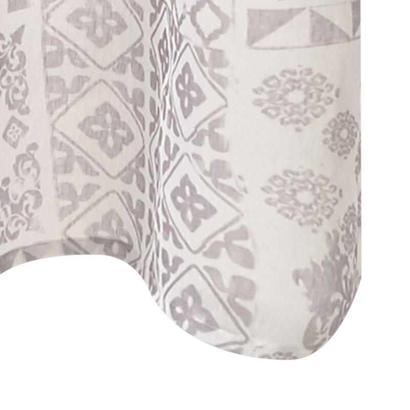 Voilage TERRAROSA coloris blanc 130 x 240 cm