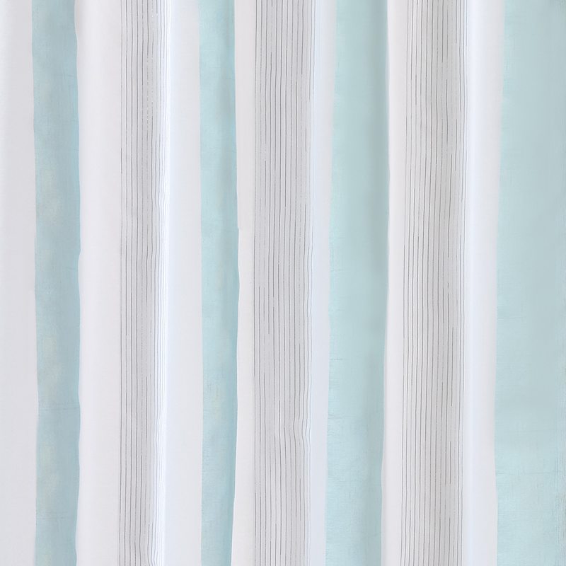 Voilage CLARK coloris bleu turquoise 140 x 260 cm