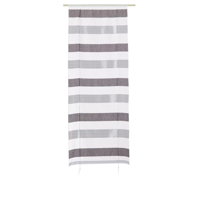Vitrage CLARK coloris gris moyen 58 x 150 cm