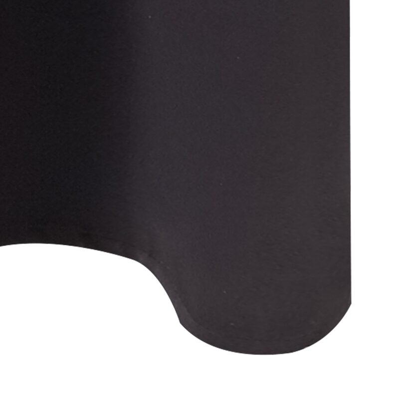 Rideau non feu ANTI-FEU coloris noir 140 x 300 cm