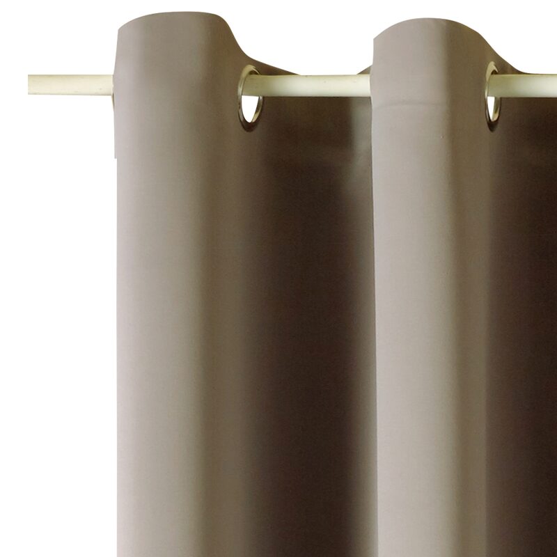 Rideau non feu ANTI-FEU coloris beige 140 x 300 cm
