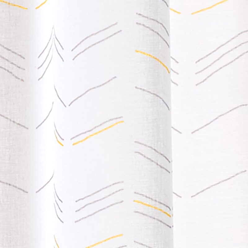 Voilage ARROW coloris blanc 140 x 240 cm
