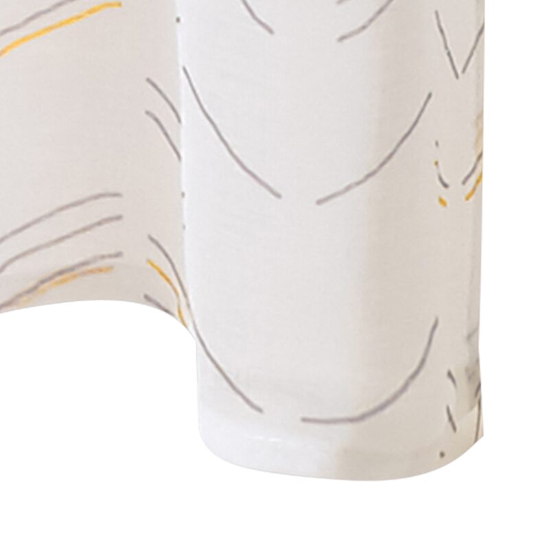 Voilage ARROW coloris blanc 140 x 240 cm