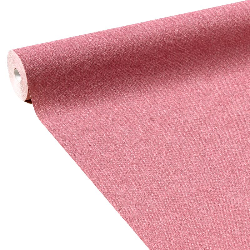 Papier peint intissé COLLINS JEANS coloris rose guimauve
