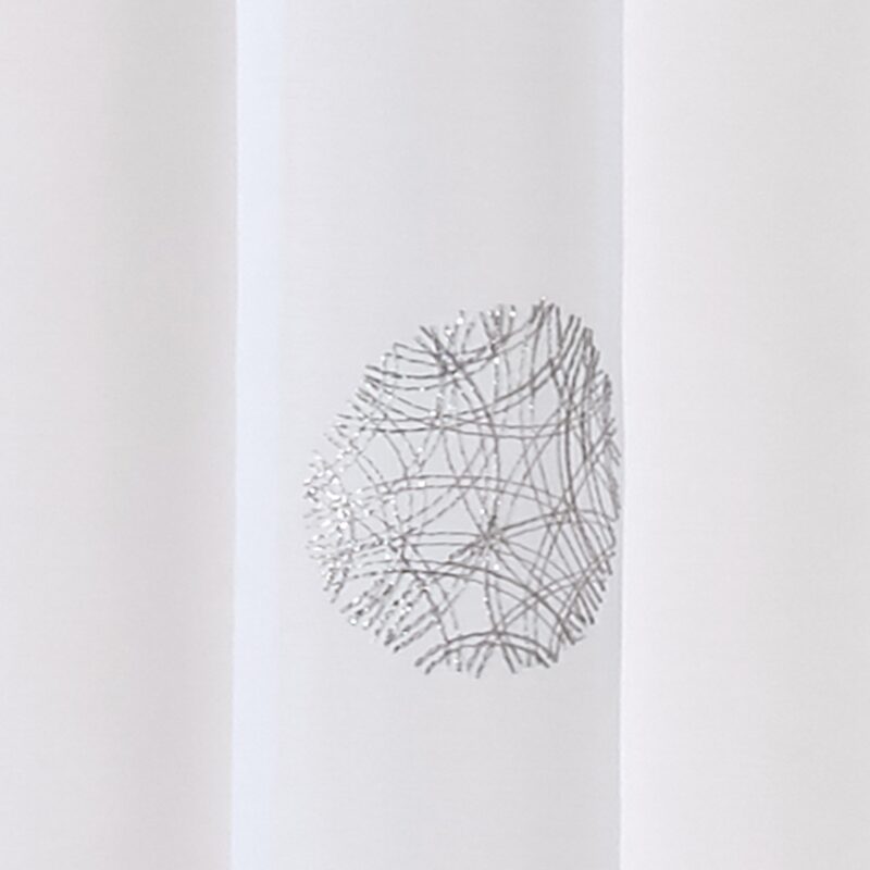 Voilage ROLLING coloris blanc 140 x 240 cm