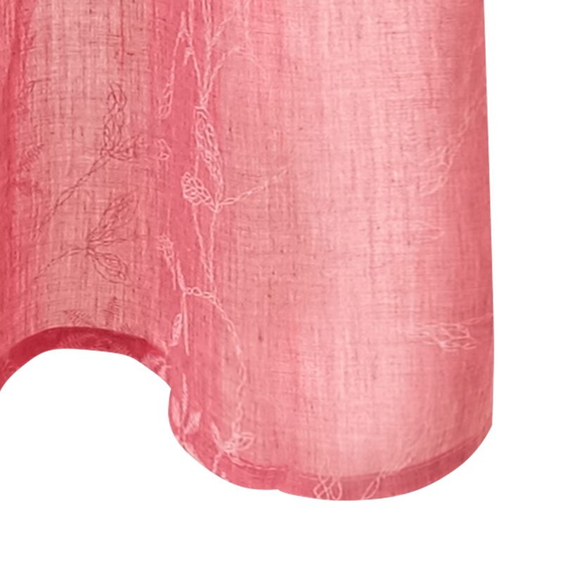 Voilage CANDICE coloris vieux rose 140 x 240 cm