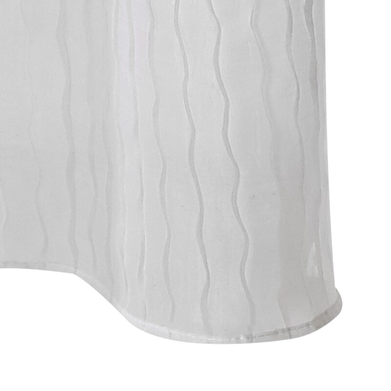Voilage DONNA coloris blanc 140 x 240 cm