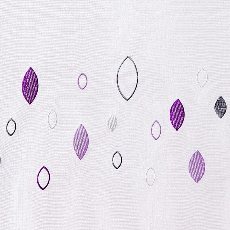 Vitrage NINO coloris blanc 58 x 120 cm