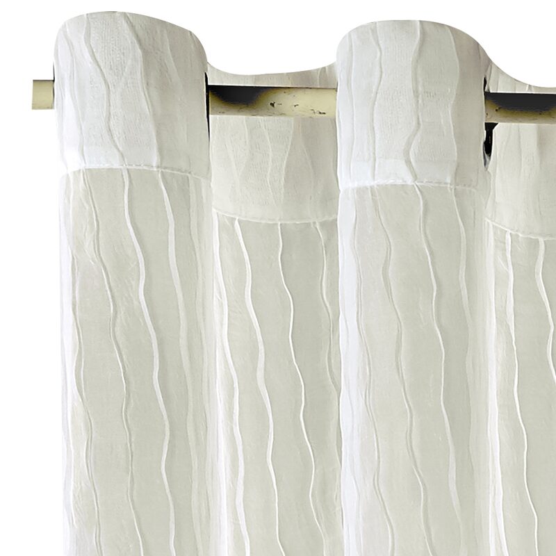 Voilage DONNA coloris beige 140 x 240 cm