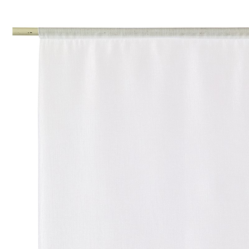 Vitrage NINO coloris gris beige 58 x 120 cm