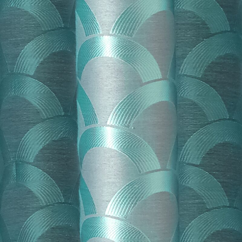 Rideau SONJA coloris bleu acqua 138 x 260 cm