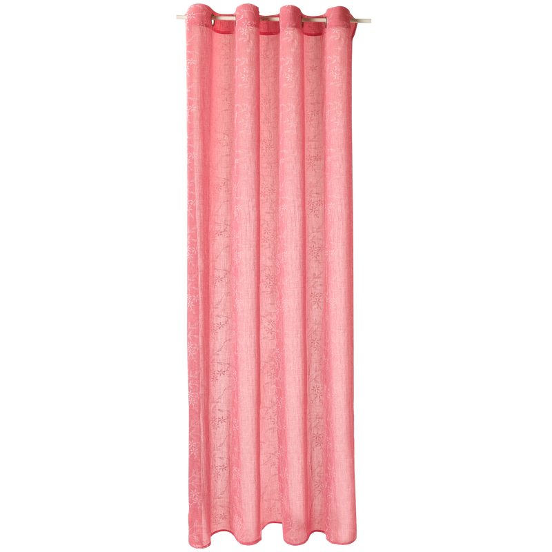 Voilage CANDICE coloris vieux rose 140 x 240 cm