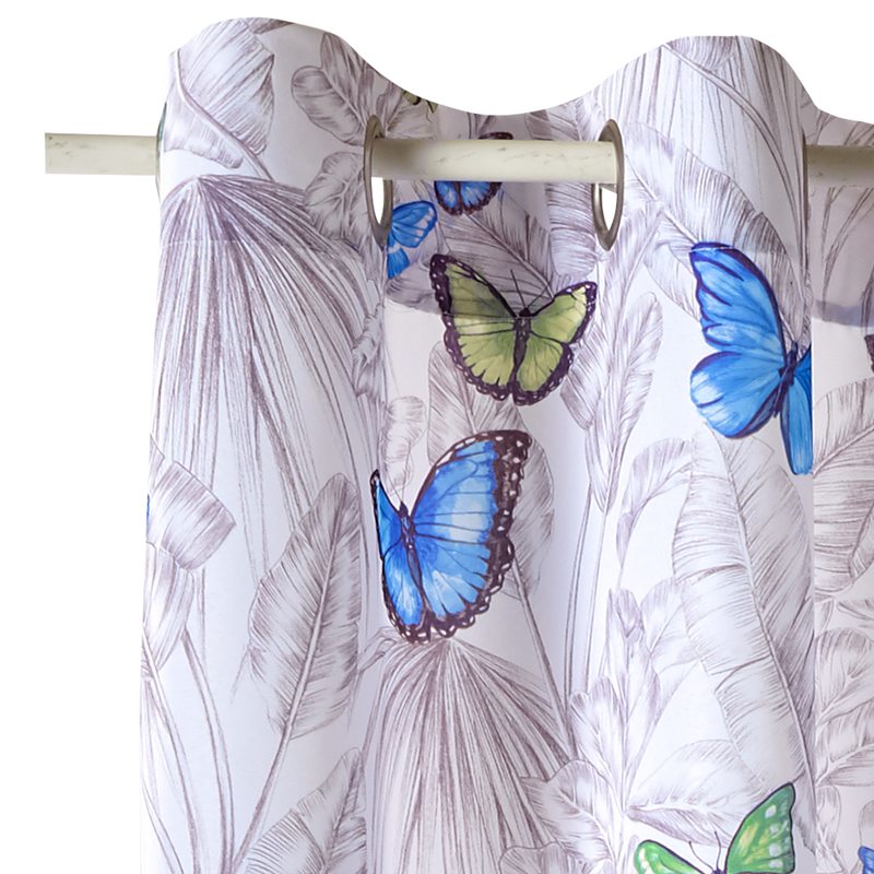 Rideau MELODY coloris blanc 140 x 260 cm