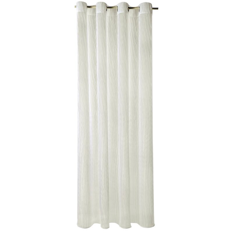 Voilage DONNA coloris beige 140 x 240 cm