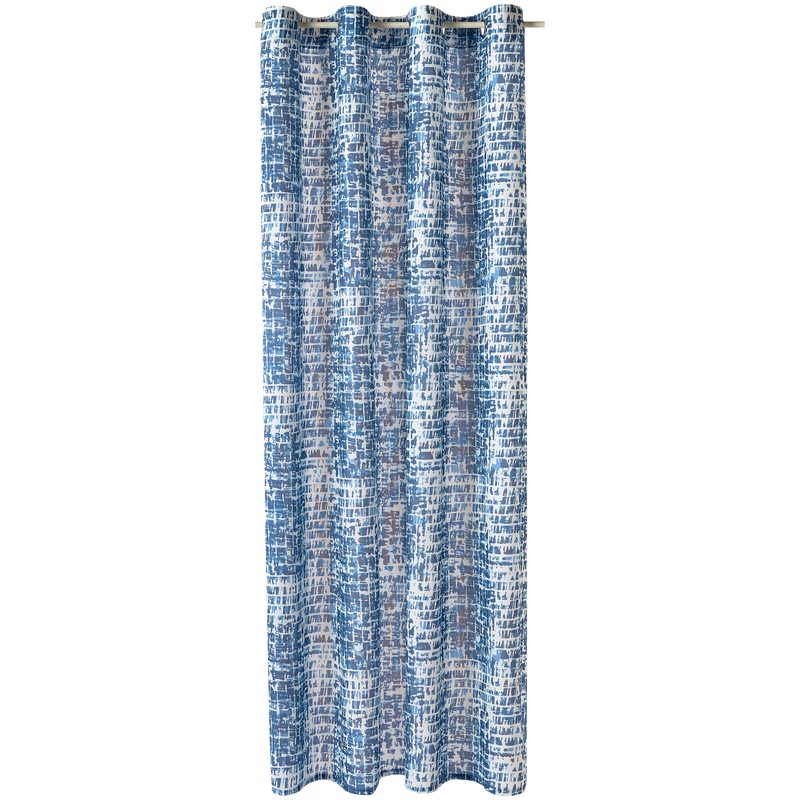 Rideau VALDI coloris bleu 140 x 240 cm