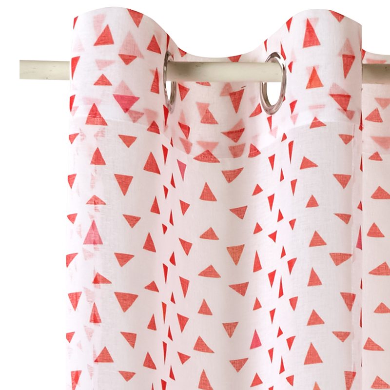 Voilage JOY coloris corail 140 x 240 cm