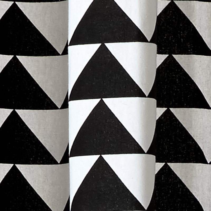 Rideau HOUSTON coloris noir 140 x 260 cm