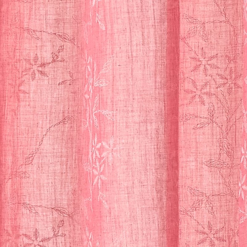 Voilage CANDICE coloris vieux rose 140 x 240 cm