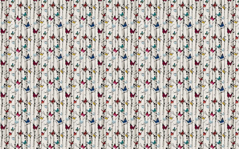 Papier peint MY BUTTERFLY coloris multicolore