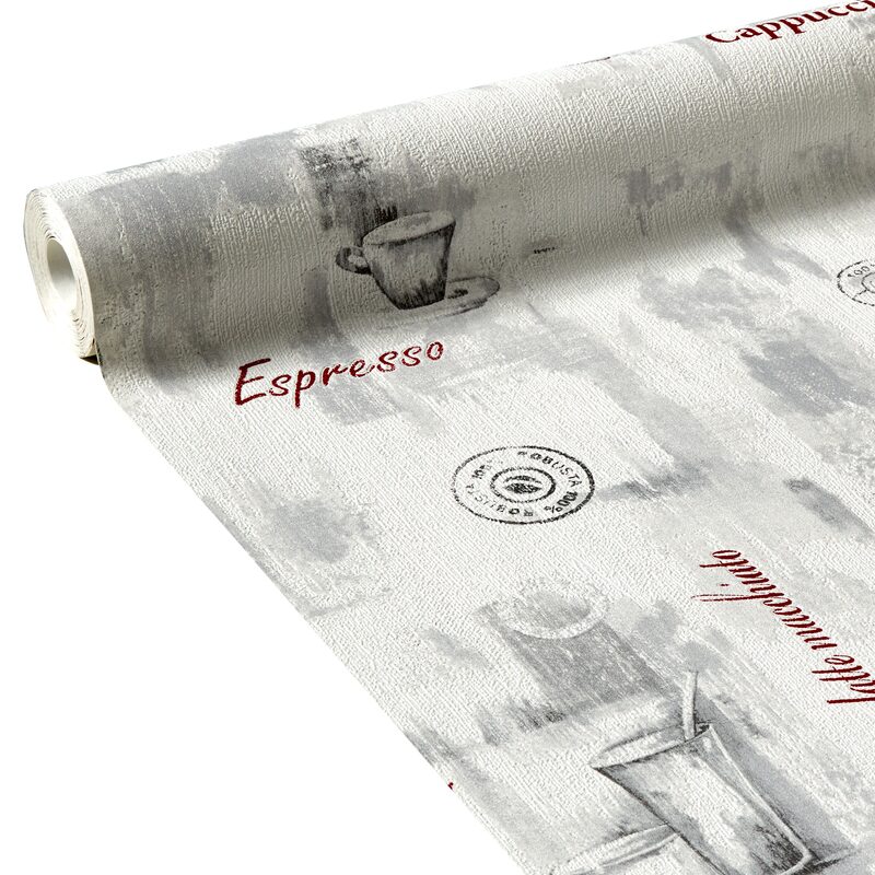 Papier peint intissé ROBUSTA coloris Gris clair