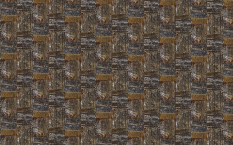 Papier peint intissé METALLO coloris gris acier