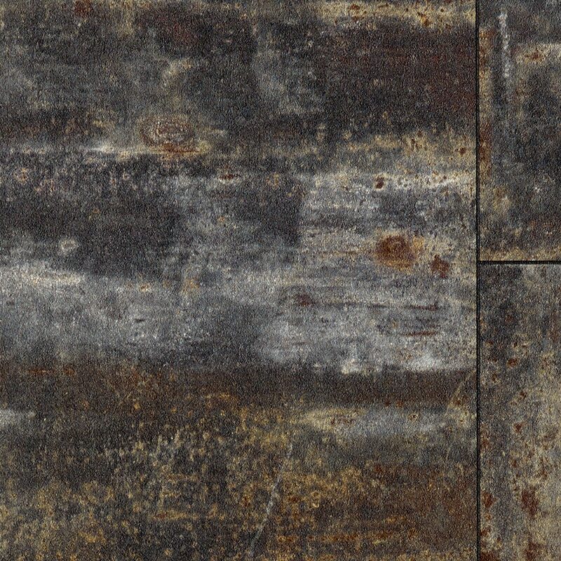 Papier peint intissé METALLO coloris gris acier