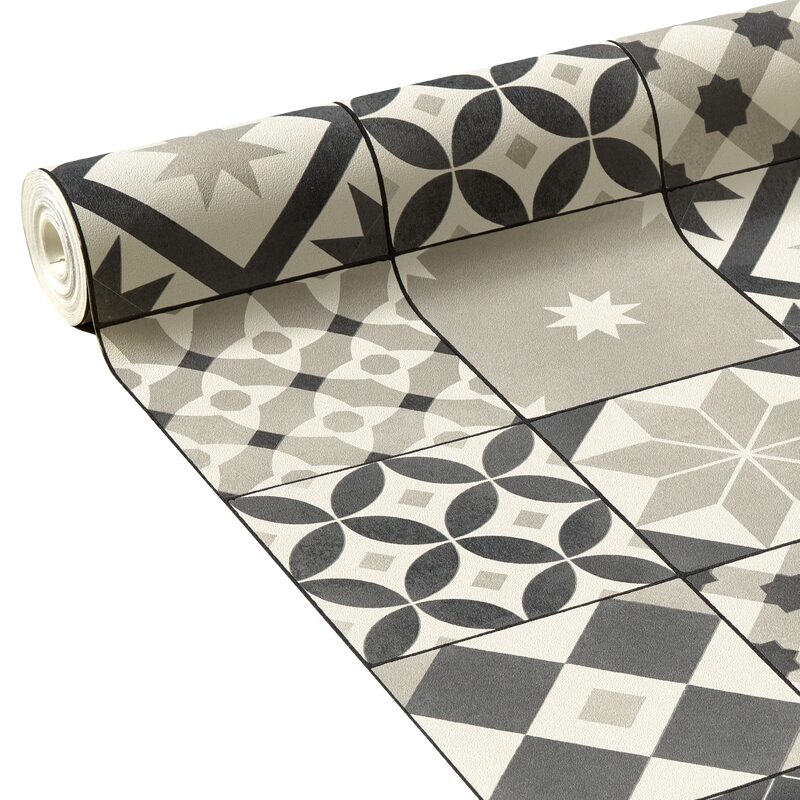 Papier peint intissé SPENCER coloris gris béton