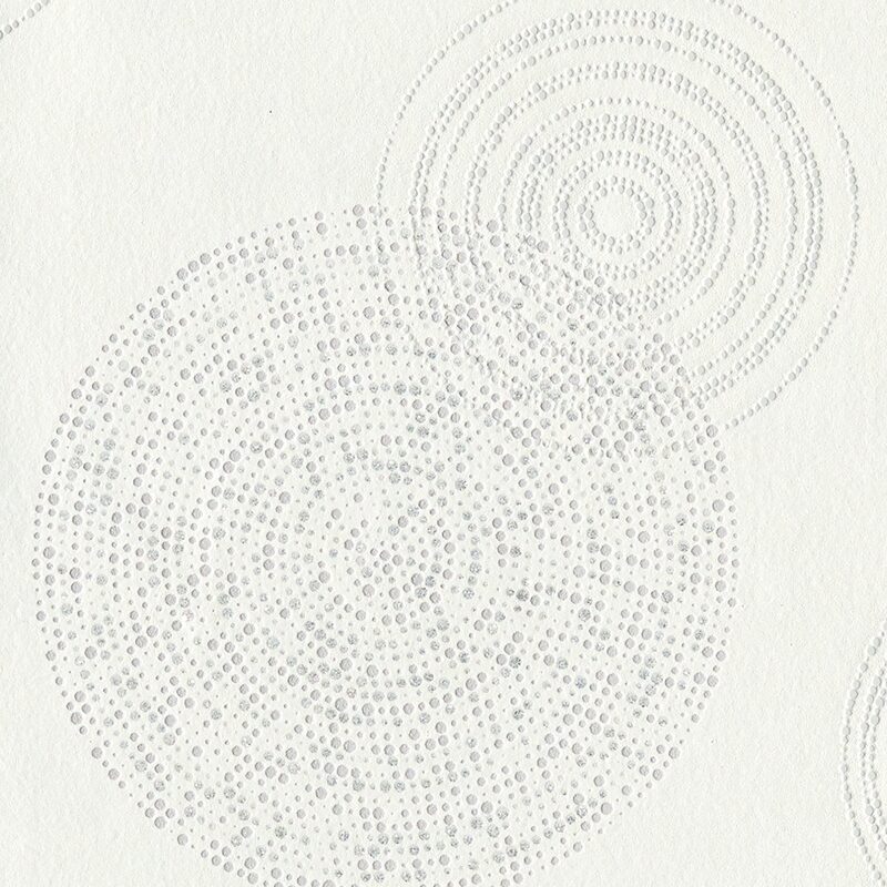 Papier peint intissé SPHERIA coloris blanc