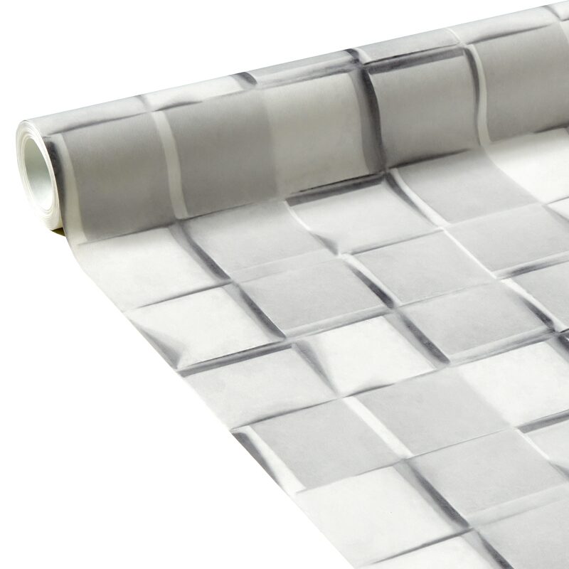 Papier peint intissé KARO coloris Gris clair