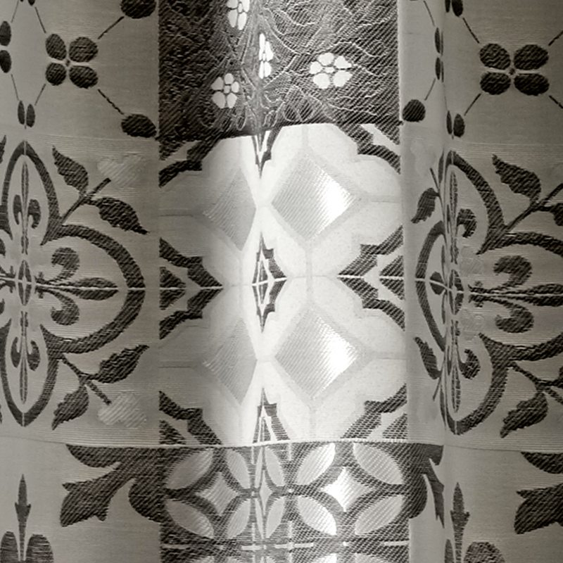 Rideau MOSAIC coloris gris 140 x 260 cm