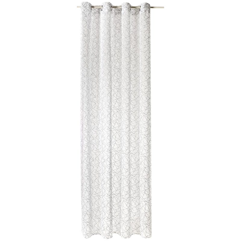 Voilage HALO coloris blanc 140 x 240 cm