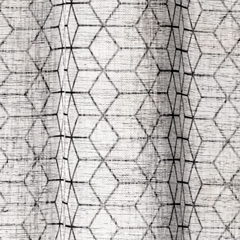 Voilage DARI coloris gris 135 x 240 cm