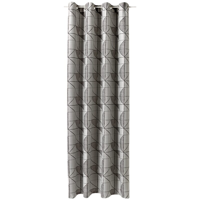 Rideau CADRI coloris gris 140 x 260 cm
