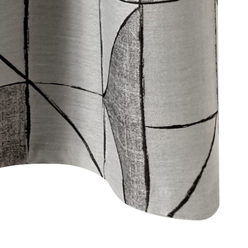 Rideau CADRI coloris gris 140 x 260 cm