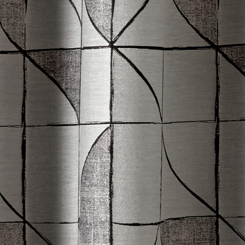 Rideau CADRI coloris gris 140 x 260 cm