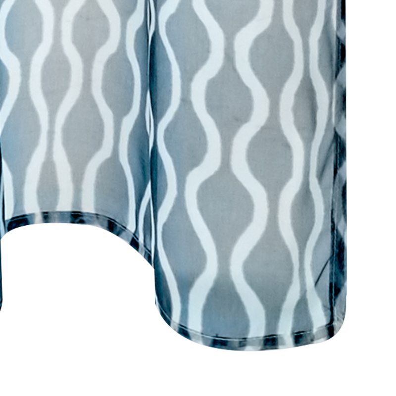 Voilage CIOTA coloris bleu 140 x 240 cm