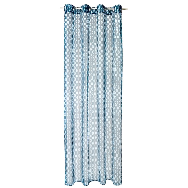 Voilage CIOTA coloris bleu 140 x 240 cm