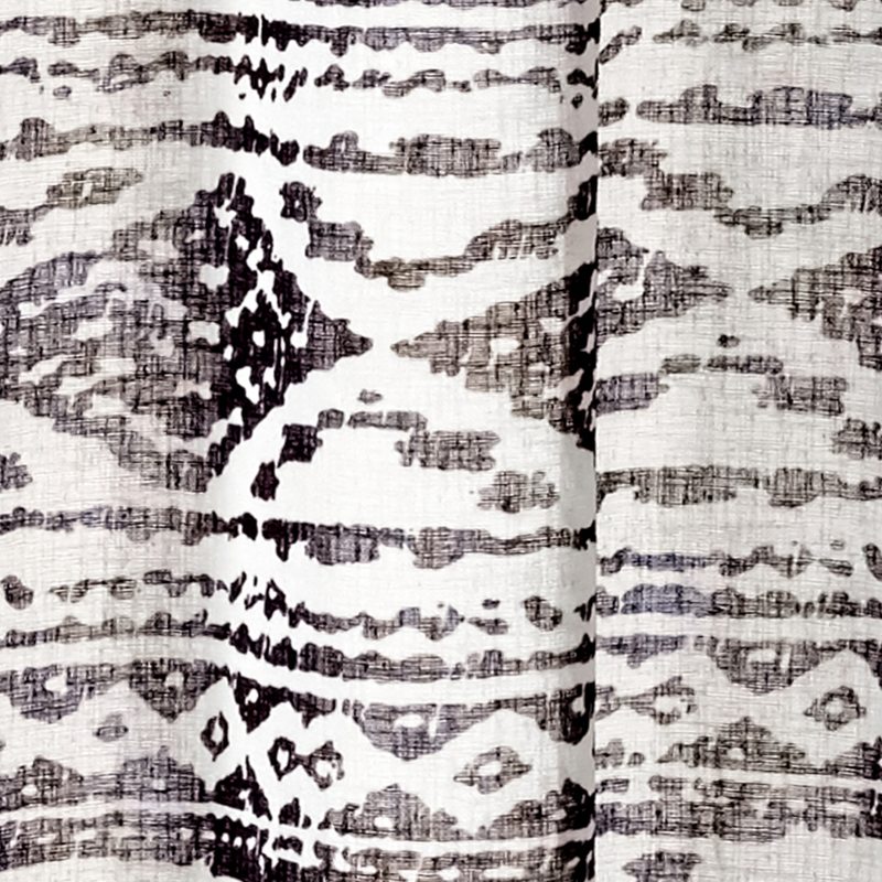 Voilage PANAMA coloris noir 140 x 240 cm