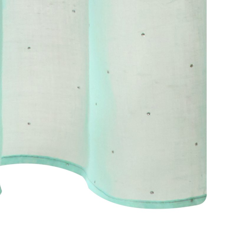 Voilage LILY coloris vert menthol 140 x 240 cm