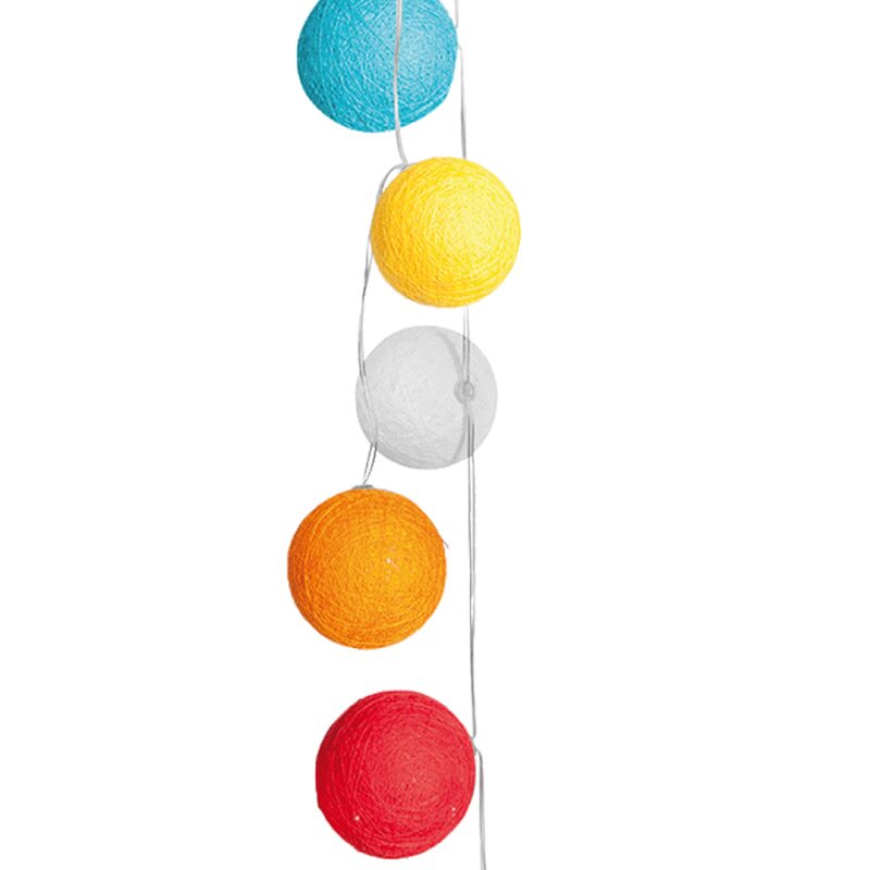 Guirlande lumineuse boule KIMY coloris multicolore