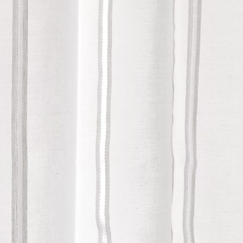 Voilage GATSBY coloris blanc 140 x 240 cm