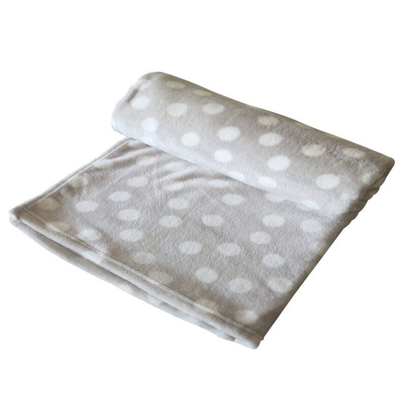 Plaid DOTS coloris beige