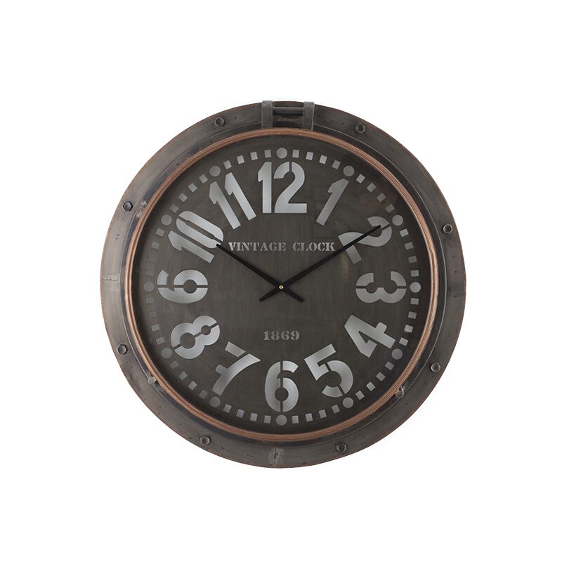 Horloge en métal HARRY coloris noir